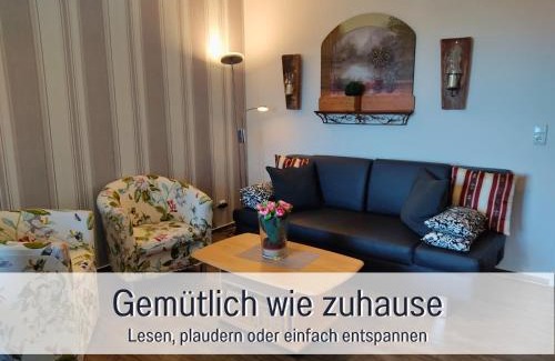 Langen b. Bremerhaven Apartment | Fewos-Bremerhaven, Ferienwohnung "Lilie" in Geestland-Langen, ideal für Familien & Homeoffice - WLAN & kostenlose Fahrräder - 3 Zimmer, Balkon - nahe Bremerhaven