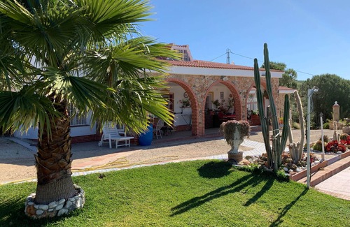 Periana House | Finca with panoramic views, detached, private pool and garden, renovated