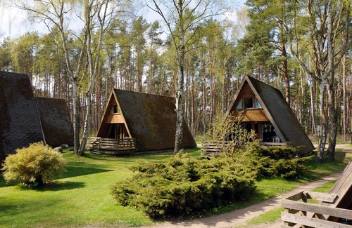 Zinnowitz Cabin | Finnhütte Kaminofen - Zinnowitz, Finnhütte am Ostseestrand