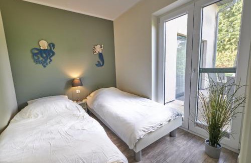 Muritz Apartment | FLEESENTRAUM Villa Silbermöwe - Luxushaus - Ideal für Familien - Whirlpool Sauna Kamin Garten - Hunde willkommen!