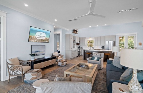 Sea Palm Village House | Flew The Coop: 4 BR Beachfront Home- Hot Tub, Pet Friendly, Sleeps 12!