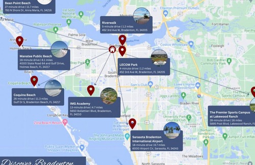 Bradenton Cottage | Florida Cottage close to AMI, IMG and downtown