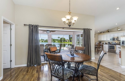 Biggar Villa | Florida Waterfront Home with WiFi Private Pool - Short Drive to Beach