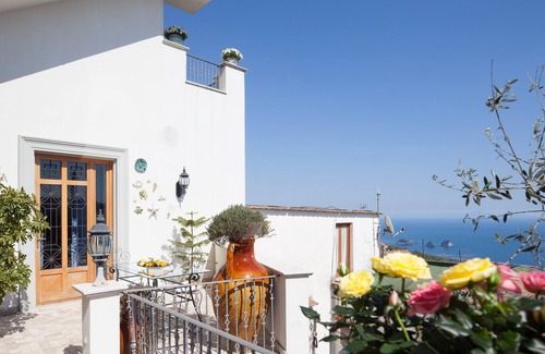 Sant'Agata sui Due Golfi Apartment | Flower Apartment - Sorrento coast, with sea view, pool, garden, parking, WiFi