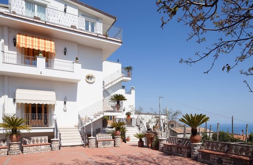 Sant'Agata sui Due Golfi Apartment | Flower Apartment - Sorrento coast, with sea view, pool, garden, parking, WiFi
