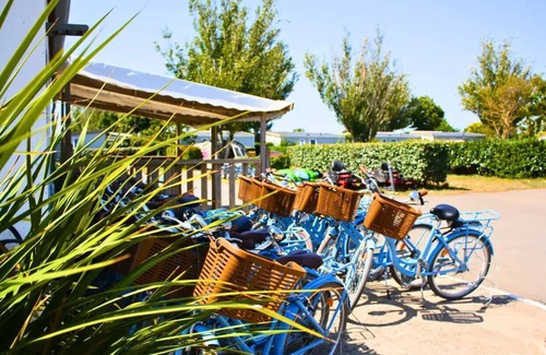 Bourgenay House | Flower Camping Les Ilates * - NEW 2025 : Homeflower PREMIUM PLUS Jacuzzi 29m2 (2 bedrooms) + beds made on arrival & cleaning 5 people