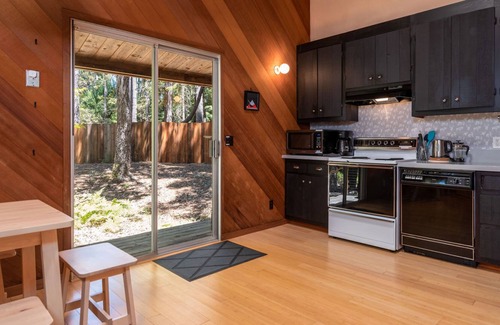 Gualala House | Forest Sea Cabin | Patio w/ Forest Views | Whale Watching