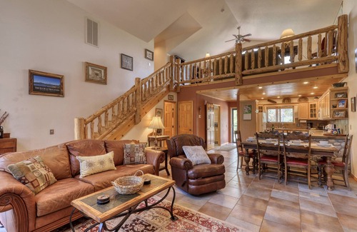 Pagosa Highlands House | Forest View House: Cozy Cabin with Huge Deck, Mountain Views, and Access to Turkey Springs Trails