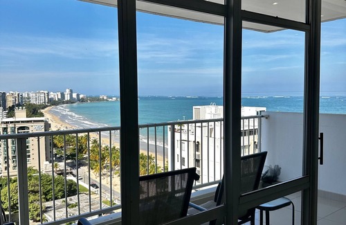Isla Verde Condo | Forever beach and sunset views from this elegant 18th floor OCEANFRONT condo