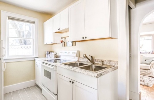 Fort Grounds House | Fort Grounds Cottage Across from City Beach, Park & Downtown!