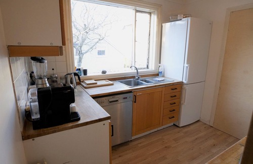 Hliðar Apartment | Four double beds down-town main street.