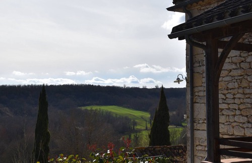 Lascabanes House | "La Forge" typical Quercy house with view of the hills