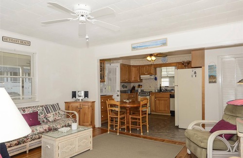 Bethany Beach Cottage | FREE DAILY ACTIVITIES! PET FRIENDLY! Charming 3 bedroom, 2 bath beach cottage offers one level living with convenient location only a short walk or bike ride from down town Bethany,