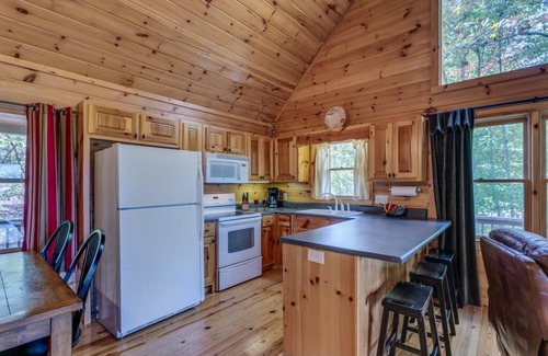 Copperhill Cabin | *Free Whitewater Rafting & Ziplining* Spacious flat rate cabin rental with wrap-around deck & mountain views