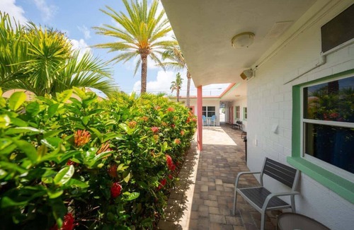 Bay Esplanade Apartment | Fresh for 2025: Retro Beach Oasis with Color Pop