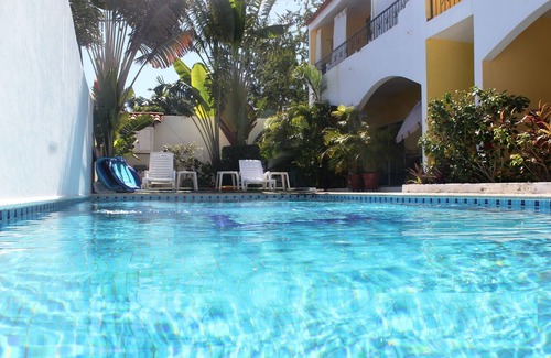 Barra de Navidad Apartment | Frida -Beautiful Condo with Private Terraza, Large Pool, A/C & Parking