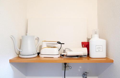 Susakiuramachi Apartment | Fukuoka Hakata Stay 1BR with Balcony, TV and Laundry