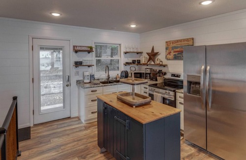 Pequot Lakes House | Full Remodeled Home, Amazing Views, Boat House Top Patio & More!