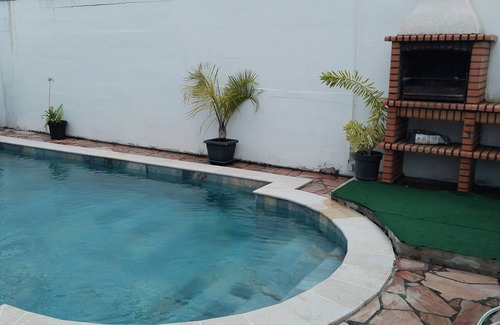 La Riviere Saint-Louis House | Fully equipped room with pool.