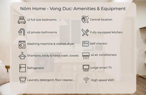 Hang Bai Apartment | Fully Equipped 2BR, 2BA Apartment in Central Hanoi