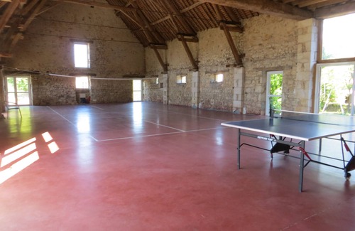 Bouesse Cottage | Fun activities whatever the weather, 2 games rooms, heated swimming pool