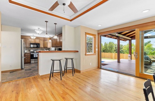 Littleton House | Fun House with Pool, Hot Tub, Cool Outdoor Living Space