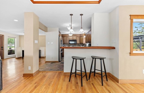 Littleton House | Fun House with Pool, Hot Tub, Cool Outdoor Living Space