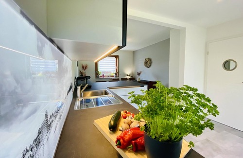 Kappeln Apartment | FW Harry Kappeln: central location, roof terrace, winter garden, 2 parking spaces