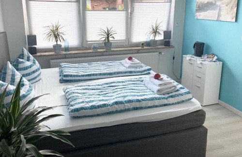 Westeraccumersiel Apartment | Gästezimmer Lütje Wattwurm