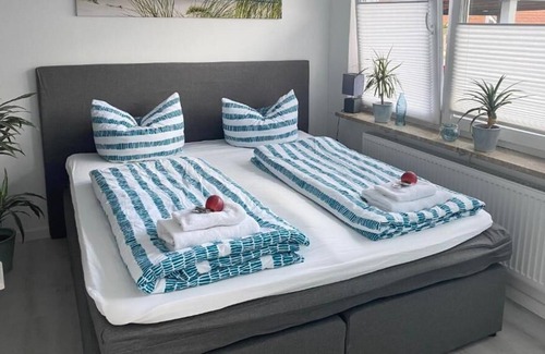 Westeraccumersiel Apartment | Gästezimmer Lütje Wattwurm