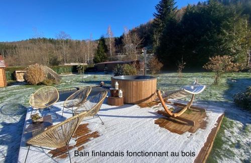Plainfaing Ski Chalet | Gîte Chalet avec bain nordique et piscine 11 pers Hautes Vosges