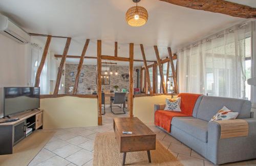 Beaumont-en-Beine House | Gîte Marotte - Climatisé avec Jardin