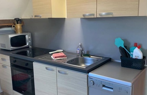 Le Breuil Apartment | Gîtes de montvaltin appartement sous toit