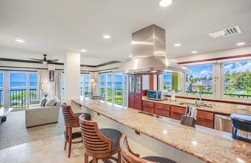 Wailua Condo | G401 - Top Floor Ocean View Corner Suite - Extra Large Floor Plan in Kapaa w AC!