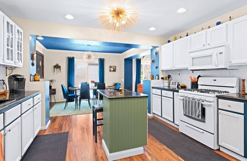 Colorado Springs House | Galactic Oasis 1966 Retro-Futuristic Luxury House with Mars Game Lounge