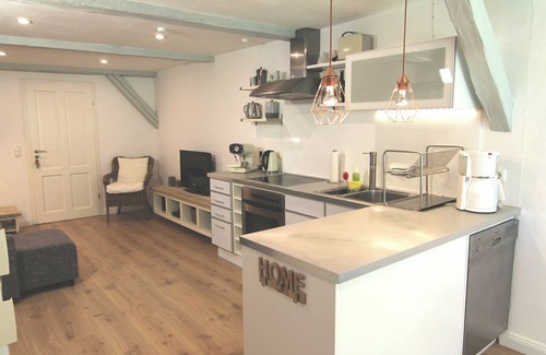 Suderdeich Apartment | Garden apartment - the modern