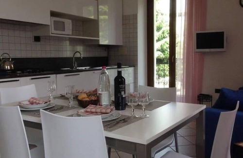 Riva del Garda Condo | Garden Pool Residence Villa degli Aranci-Trilocale Deluxe-100 from the beach