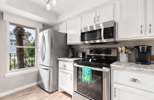 South Padre Island Condo | Garden View 2 Bedroom Condo Directly Across the Street from the Beach!