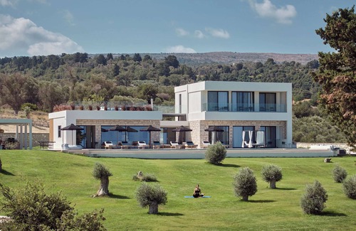 Chamalevri Villa | Gavras Exclusive Villa I, 2 Pools, Gym & SeaViews