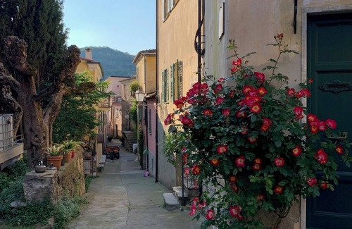 Prela Apartment | Gemütliche Dorfwohnung mit Terrasse und Ausblick auf Gärten und Olivenhaine