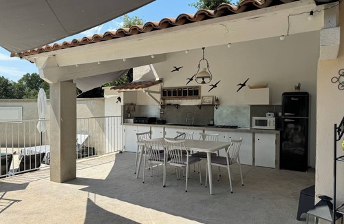 Saint-Romain-en-Viennois House | Gîte with swimming pool overlooking vineyards, 3 km from Vaison-la-Romaine