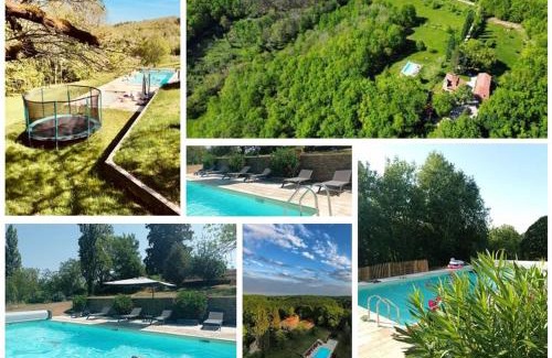 Montcabrier House | Gites nature 14 pers - 7 Ch - Piscine - Dordogne Lot