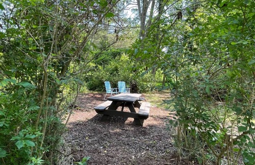 Trumansburg RV Rental | Glamping at CrowNestFarm! Private tent/Communal Bathroom. Dog Welcome