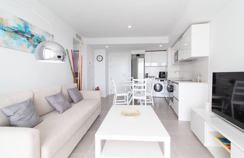 Canet de Berenguer Apartment | Global Properties: Apartment with terrace, sea and pool views