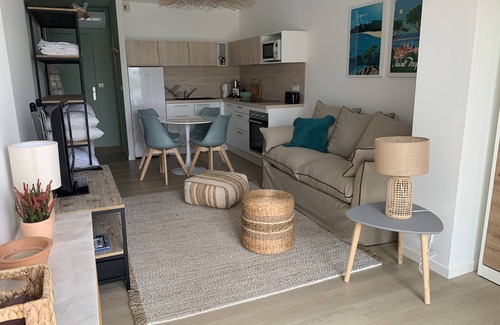 La Croix-Valmer Apartment | Golfe de Saint-Tropez, Studio, Sea view pool