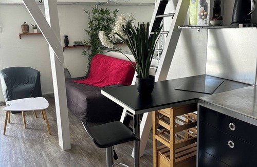 Golfe Juan Apartment | GOLFE JUAN charming STUDIO sea view and wooded park