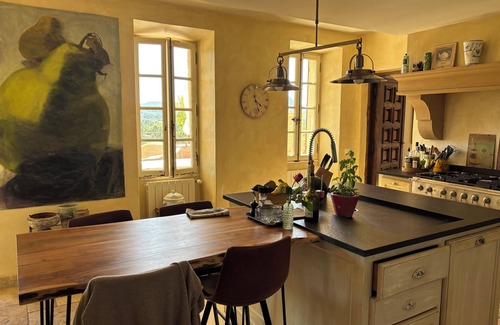 Eygalieres House | Gorgeous, historic 4BR village house w/stunning views, pool, AC