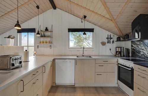 Romo House | Gorgeous home in Rømø with kitchen
