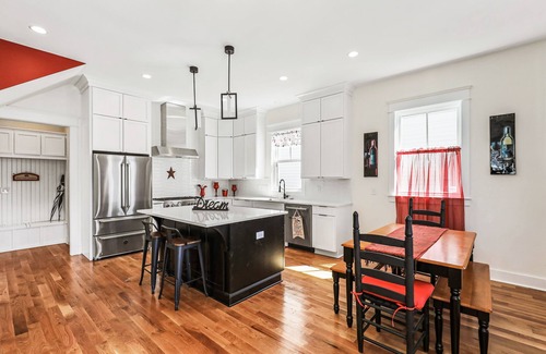 Salemtown House | Gorgeous house with centralized location, covered porch, central AC, deck, & W/D