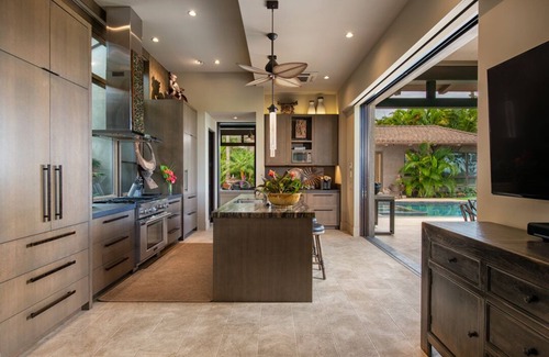Kaupulehu House | Gorgeous Luxury Estate Home- Hualalai Resort - Spectacular Ocean and Golf Course Views- Private Pool and Spa- 3 Golf Carts included